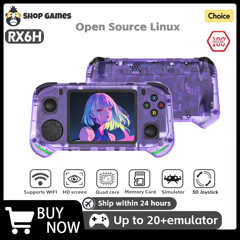 Gaming Console Youtube - Rx6h retro console de jogos portátil