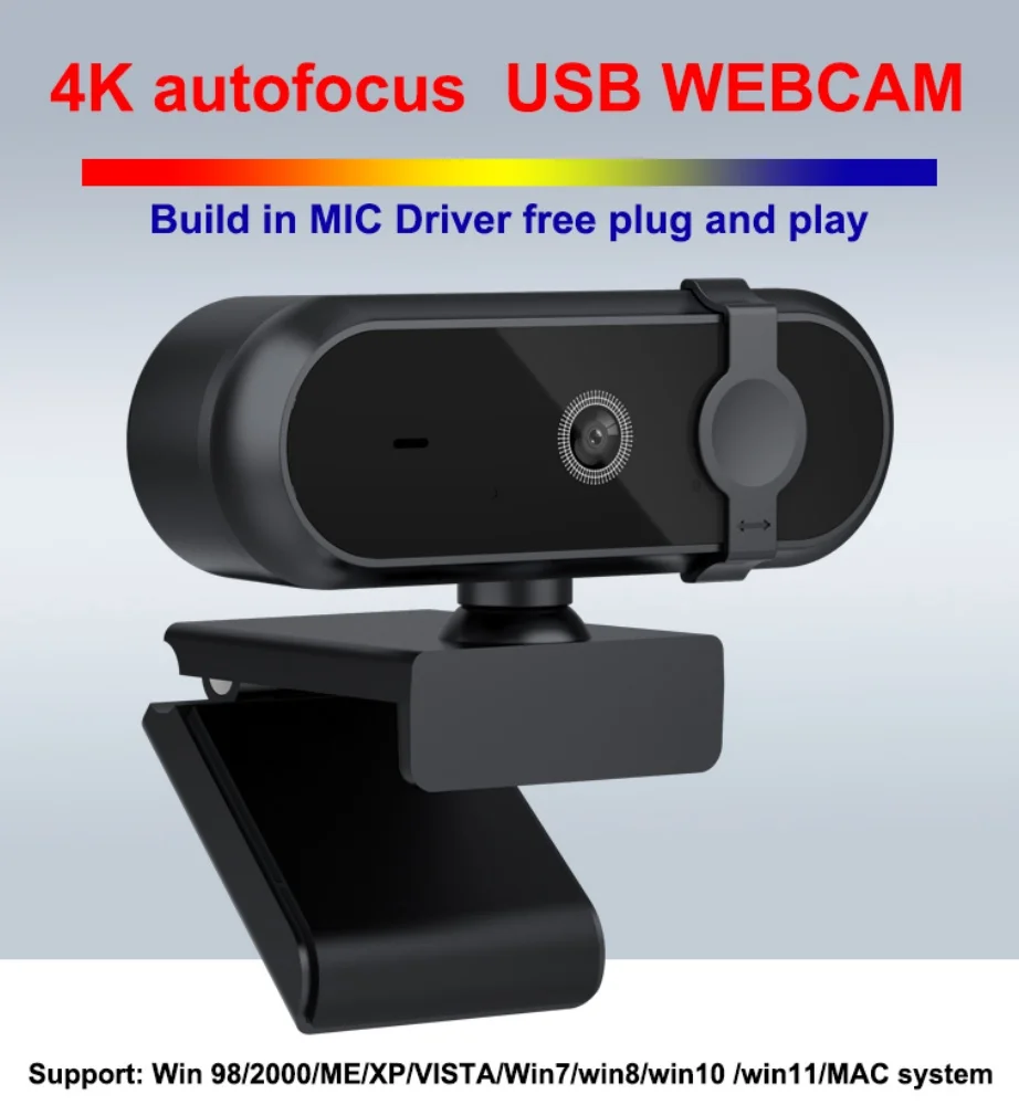 Gaming Console Youtube - Webcam autofoucs 4k 2k, 30fps, microfone