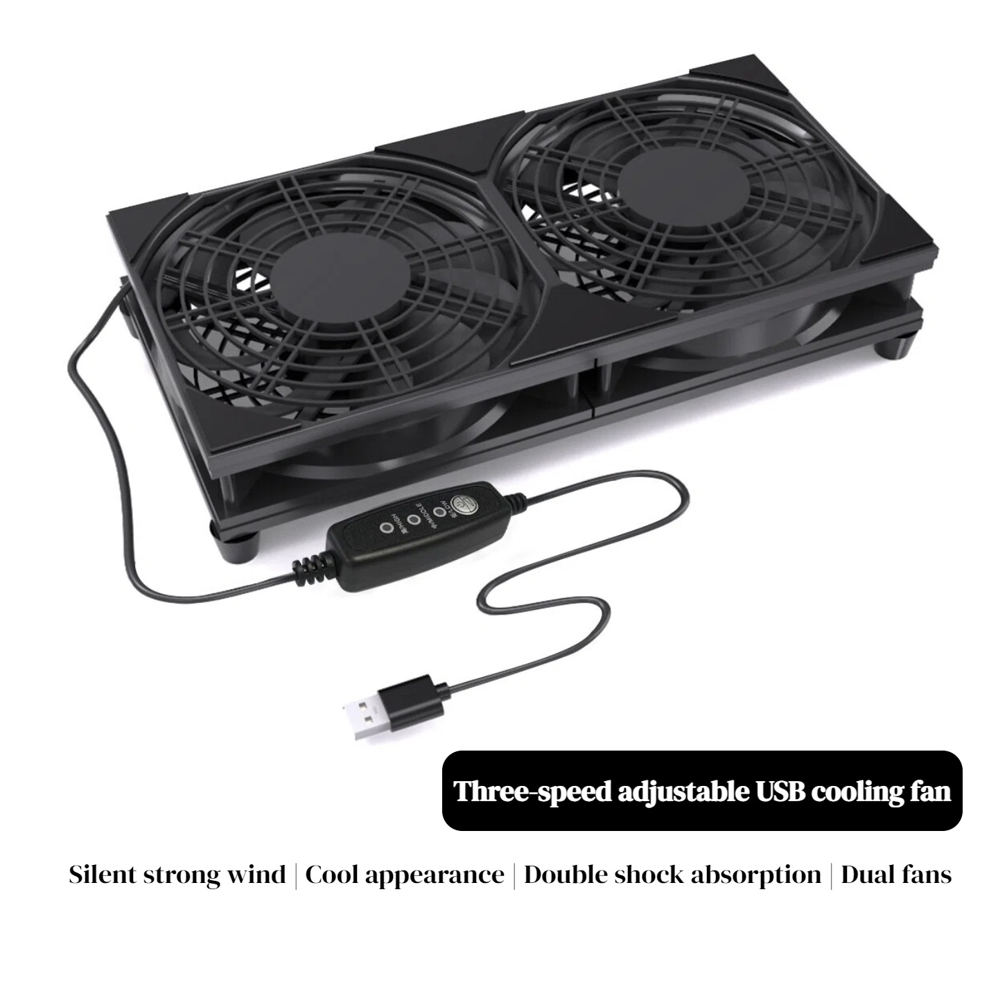 Gaming Console With Controller - Ventilador de Resfriamento Dual USB com