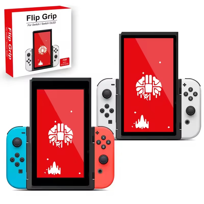 Gaming Console With Controller - Retrato suporte vertical aperto flip para