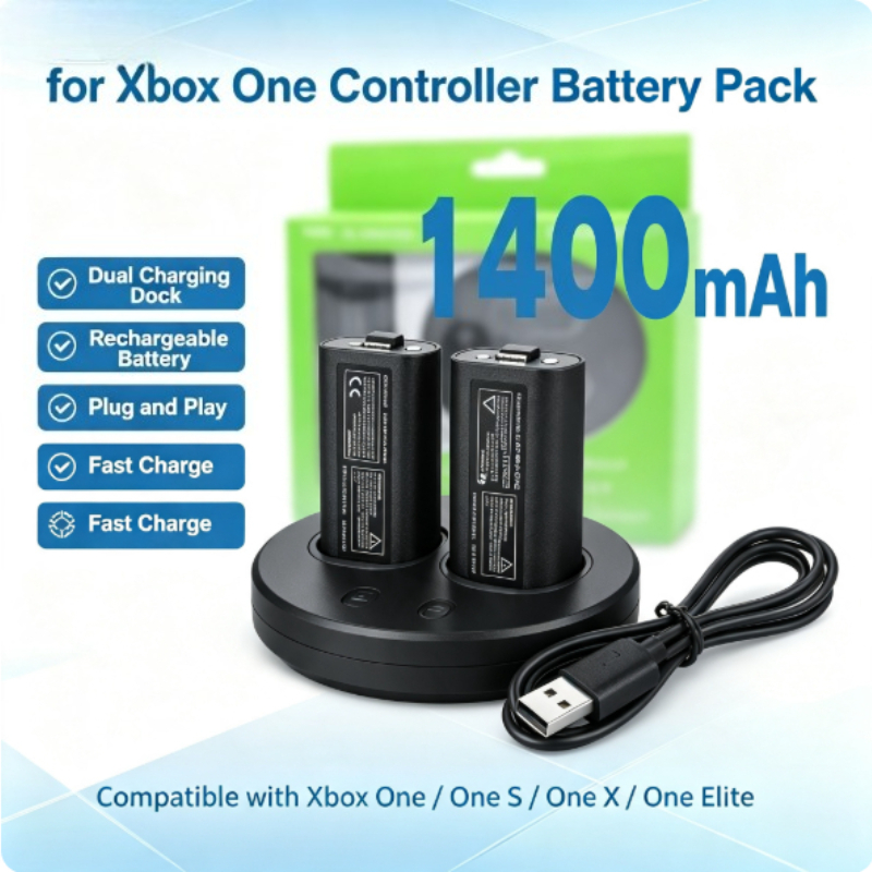 Gaming Console For Tv Xbox - Bateria Recarregável Integrada de 1400mAh para