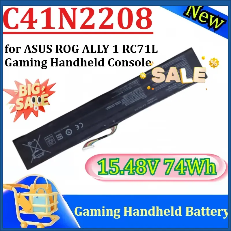 Gaming Console Rog Ally - Nova Bateria de Substituição de Alta