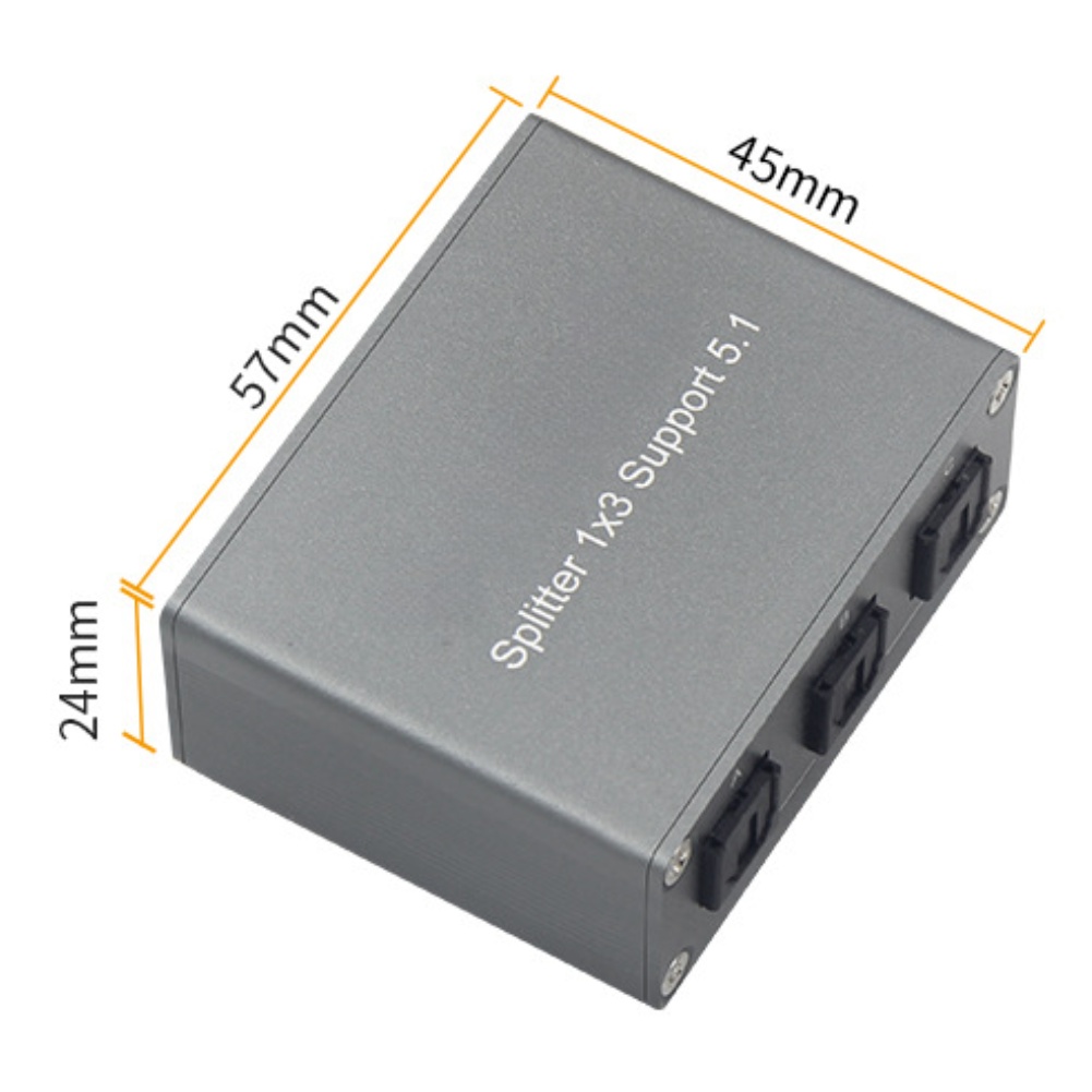 1 peça divisor de áudio digita - Gaming Console For Tv Xbox avaliação e preço