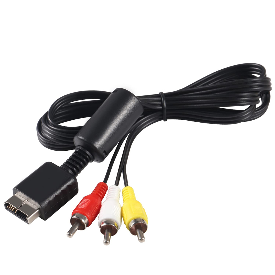 1.8m cabo de áudio av jogo com - Gaming Console Ps3 avaliação e preço