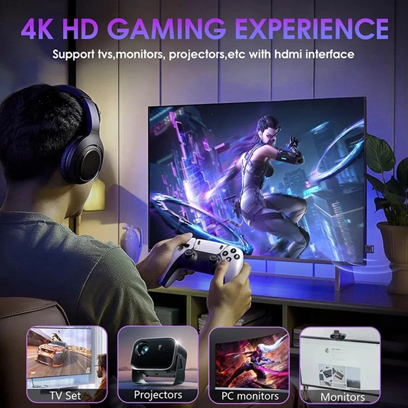 M15 4K TV Game Stick 64GB com  - Gaming Console Tv Stand avaliação e preço