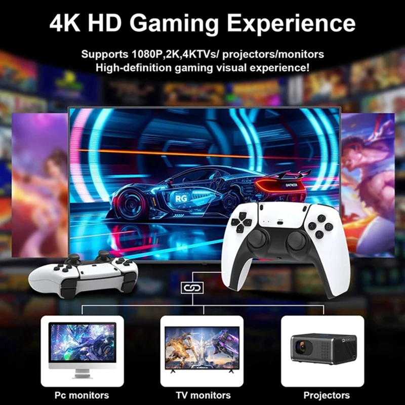 M15 4K TV Game Stick 64GB com  - Gaming Console Tv Stand avaliação e preço