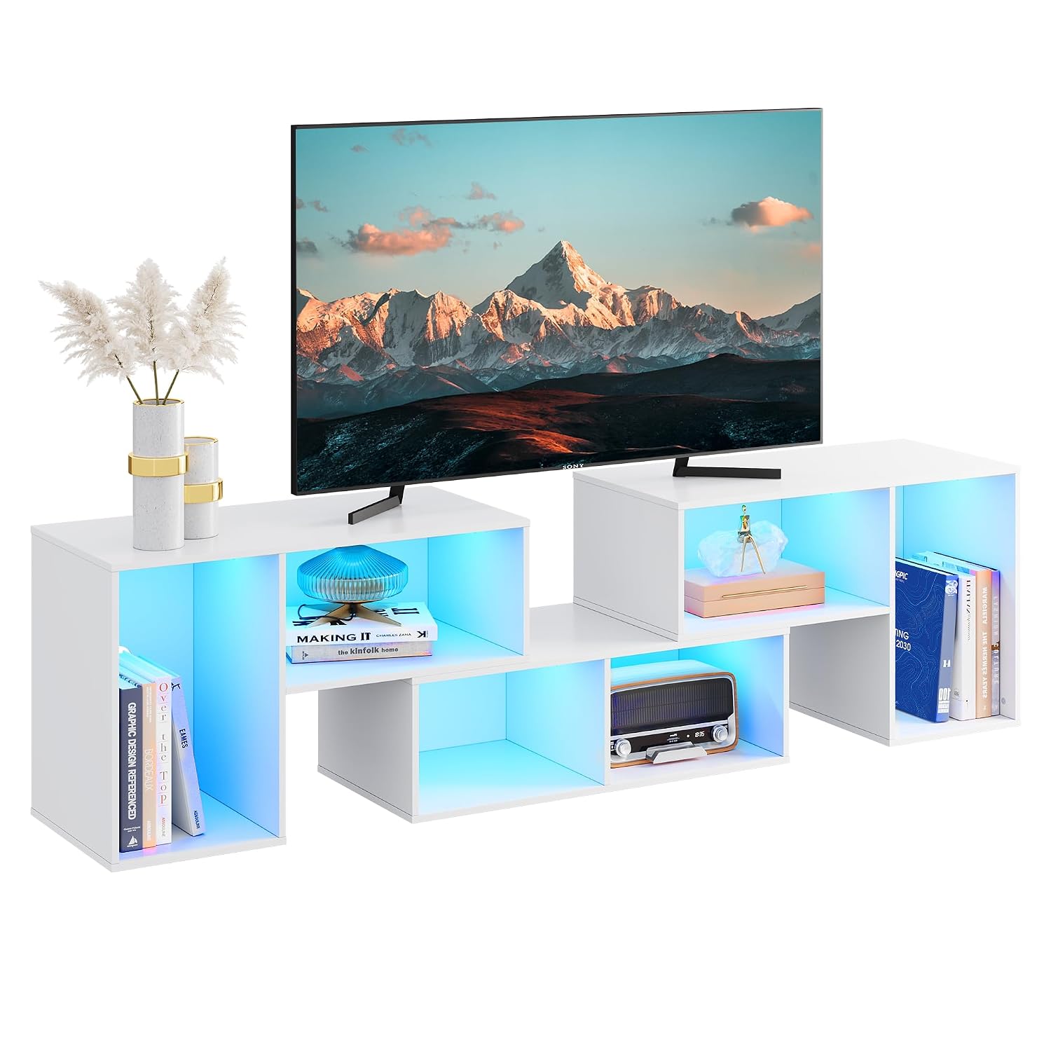Suporte de TV Deformável com F - Gaming Console Entertainment Center avaliação e preço