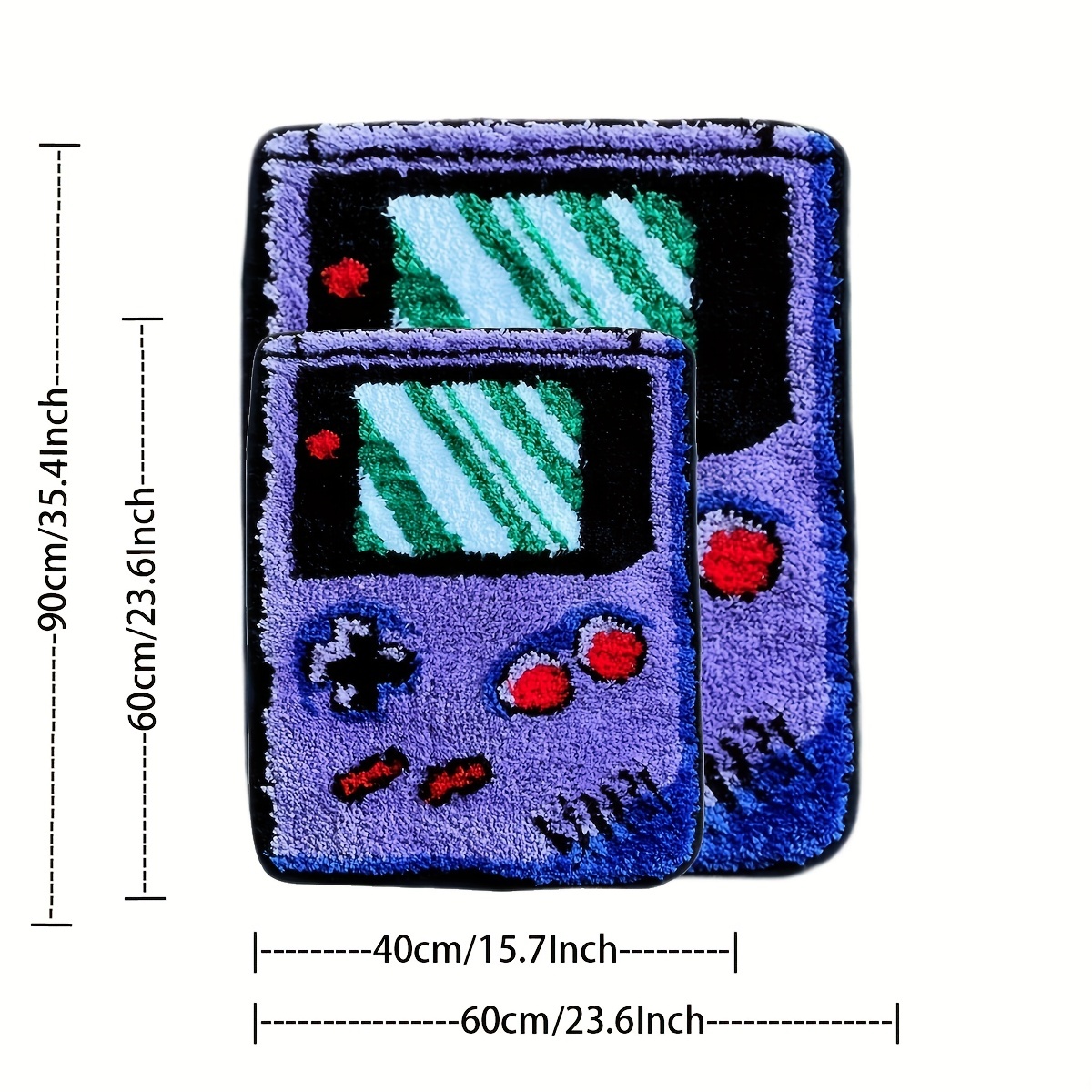 Roxo flocado Game Console Tape - Gaming Console Cartoon avaliação e preço