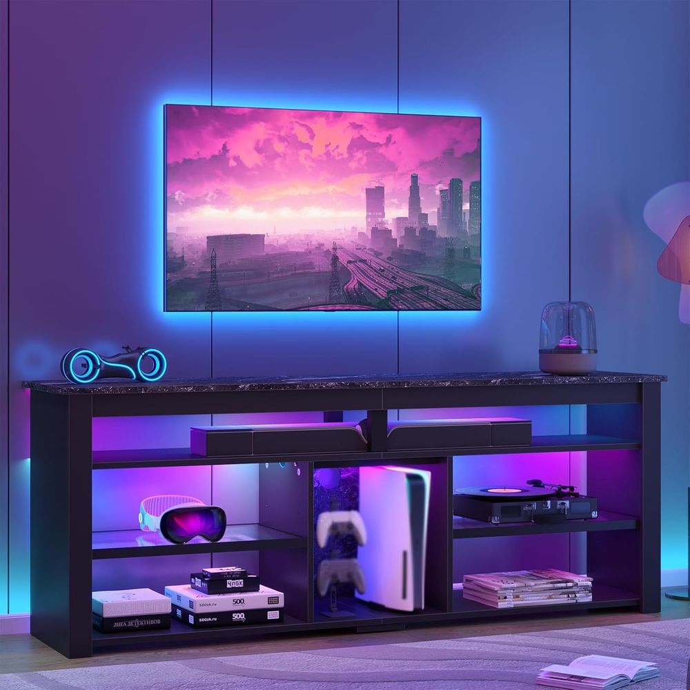 Suporte para TV de 70 Polegada - Gaming Console Entertainment Center avaliação e preço