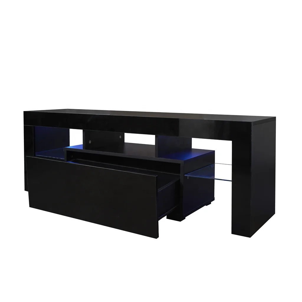 # Suporte de TV preto com luze - Gaming Console Tv Stand avaliação e preço