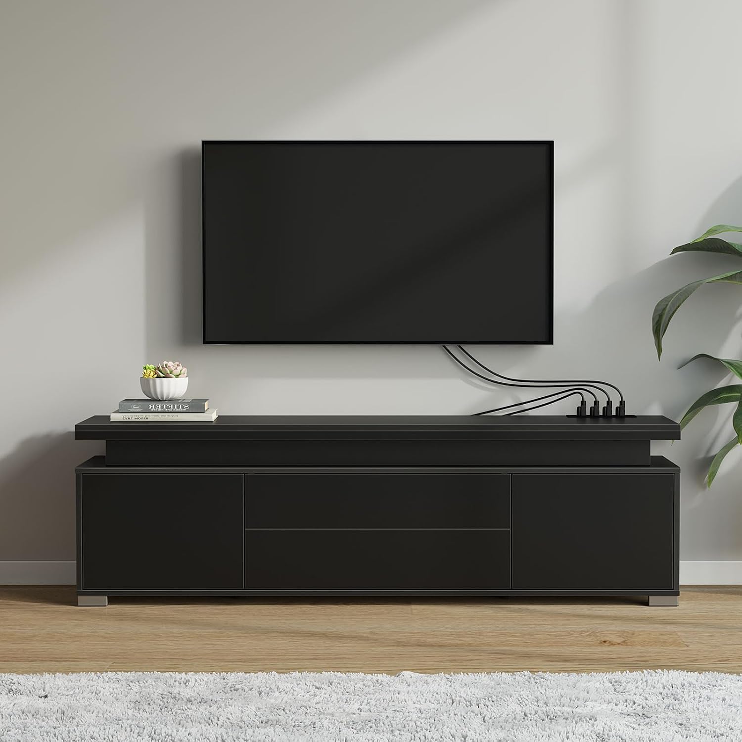 Suporte para TV com Tomada Elé - Gaming Console Entertainment Center avaliação e preço