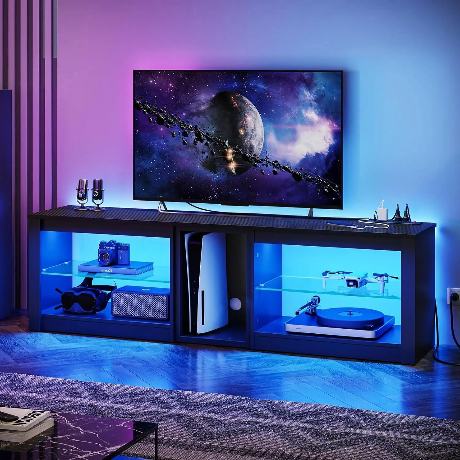 Centro de Entretenimento para  - Gaming Console Entertainment Center avaliação e preço