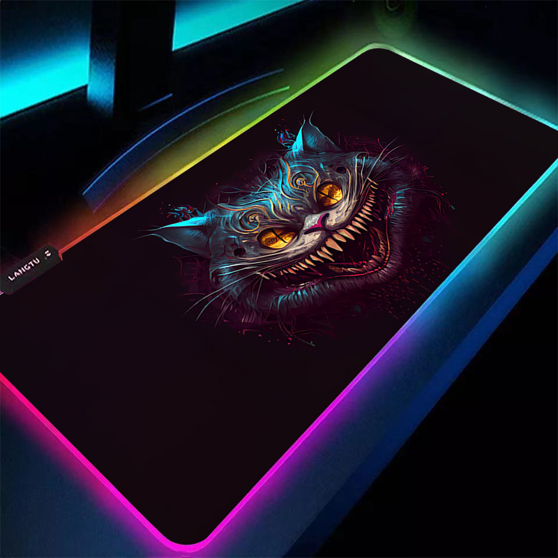 Grande mouse pad rgb a-aletas  - Gaming Console Portable Pc avaliação e preço